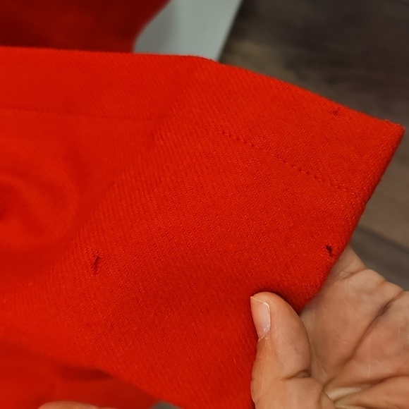 Pendleton,Red, Wool, Robe, Vintage, Retro, Winter, Holiday, Cozy, Fall, Coats - Picture 6 of 11